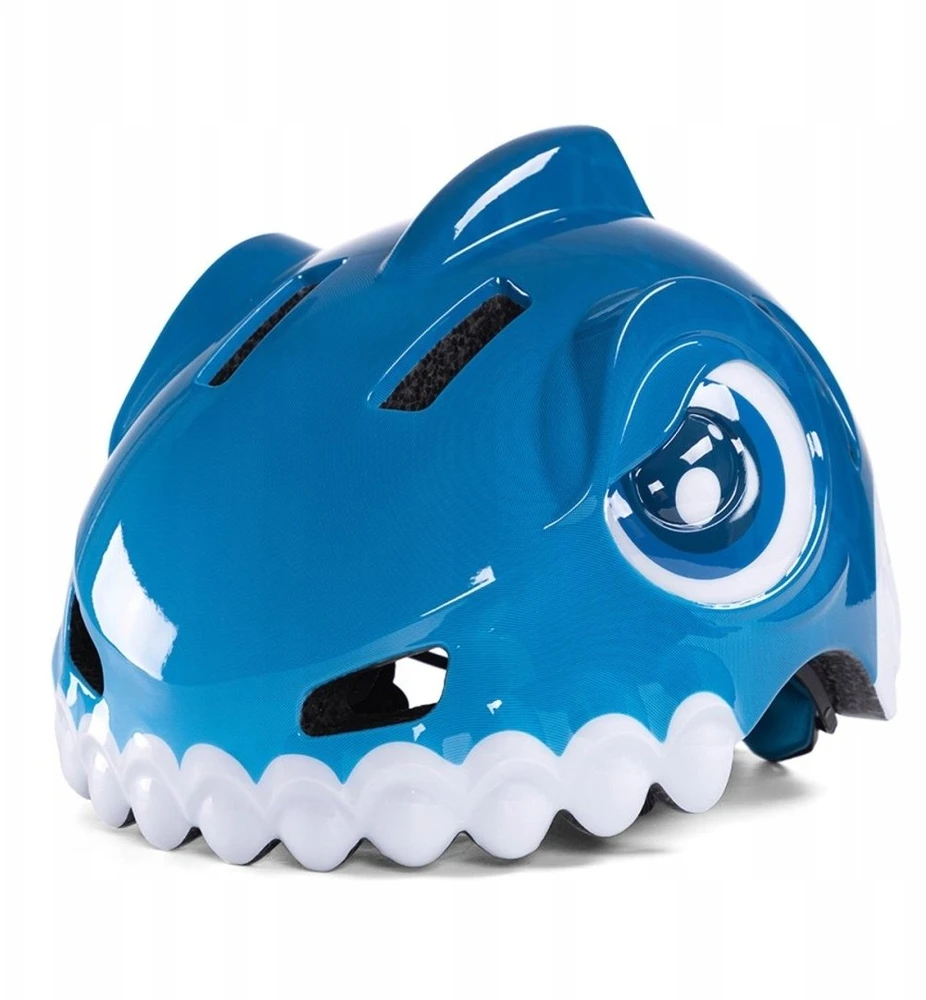 Wozinsky Children's Bike Helmet Dinosaur Pattern S - Mėlyna