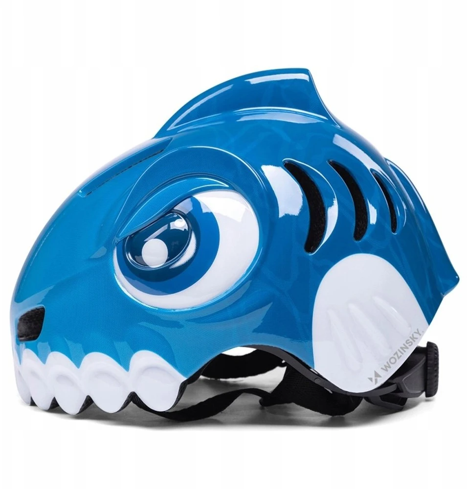 Wozinsky Children's Bike Helmet Dinosaur Pattern S - Mėlyna