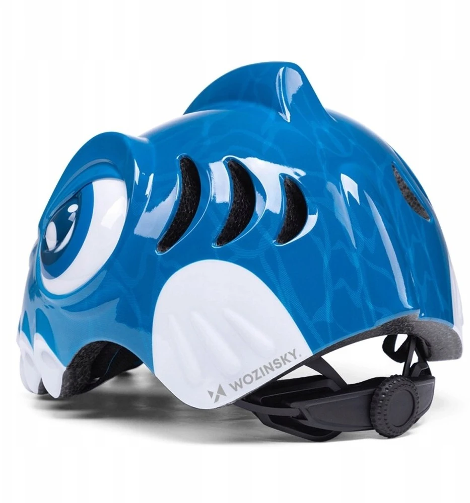 Wozinsky Children's Bike Helmet Dinosaur Pattern S - Mėlyna