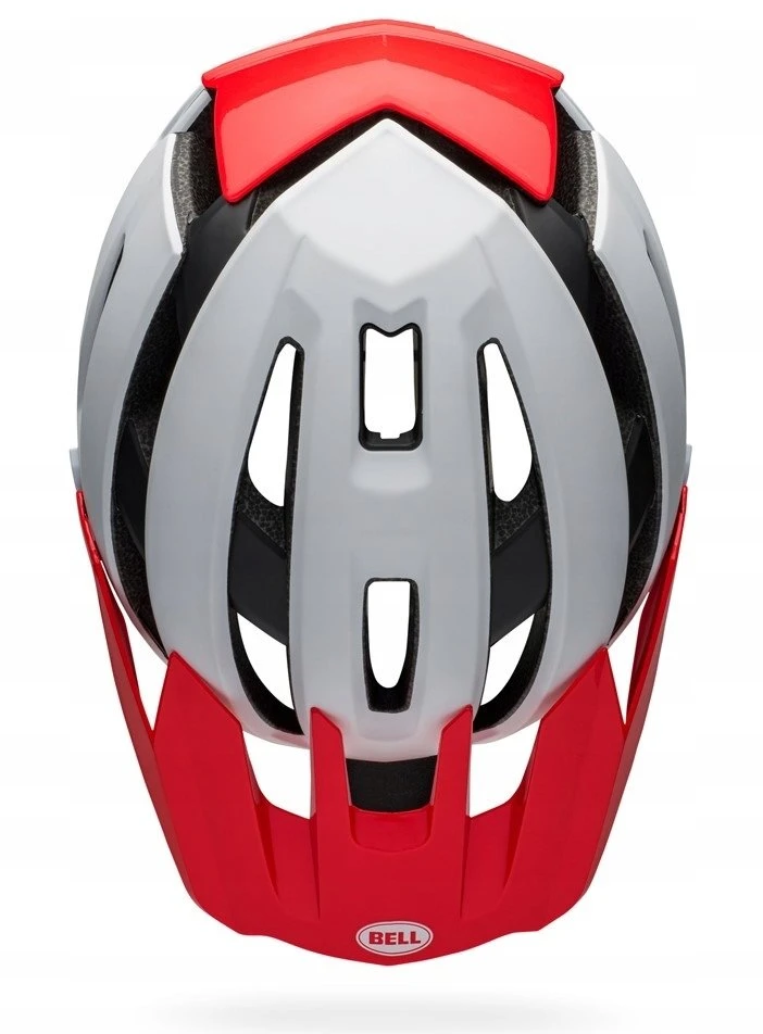Bell mtb BELL SUPER AIR SPHERICAL matinė blizgi balta infraraudona dydis S (52-56 cm) (BEL-36674-B69-S)