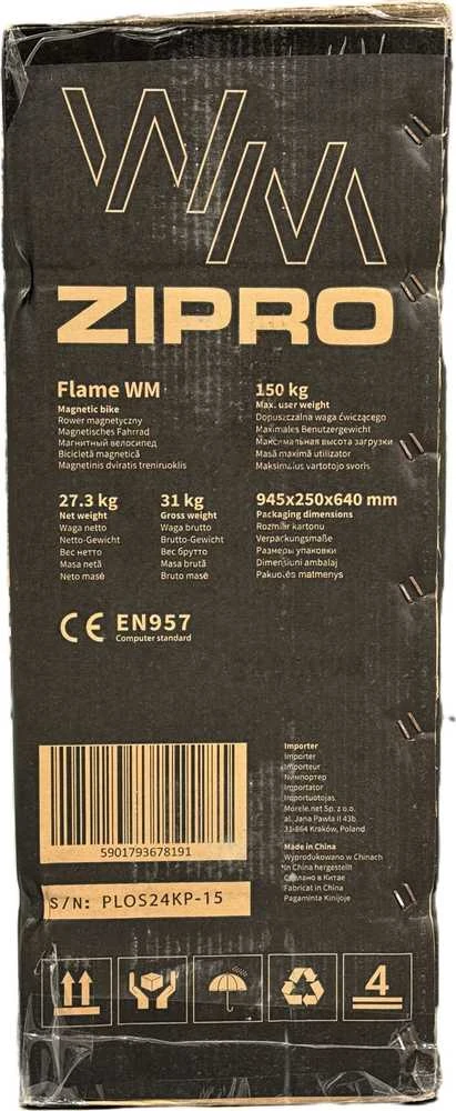 Dviratis treniruoklis Zipro Iconsole+ Flame WM