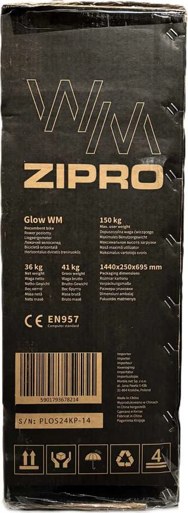 Dviratis treniruoklis Zipro Glow WM + Iconsole