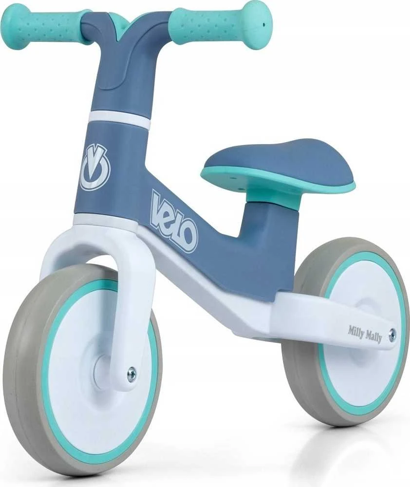Milly Mally Velo mėlynas balansinis dviratis