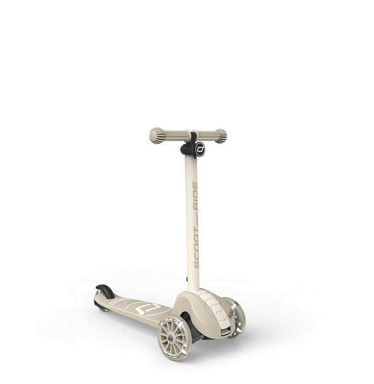 „Scoot and Ride“ „Scoot & Ride Highwaykick 3S“ LED su 2 viename valdymo sistema, pelenų spalvos, S00937