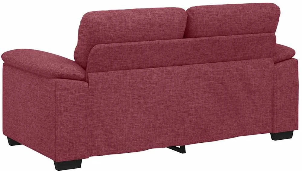 Dvivietė sofa, vyno raudonumo, 160x81x84 cm, audinys