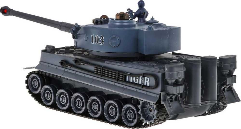 DWM Nuotolinio valdymo tankas Tiger Vs T-34 1:28