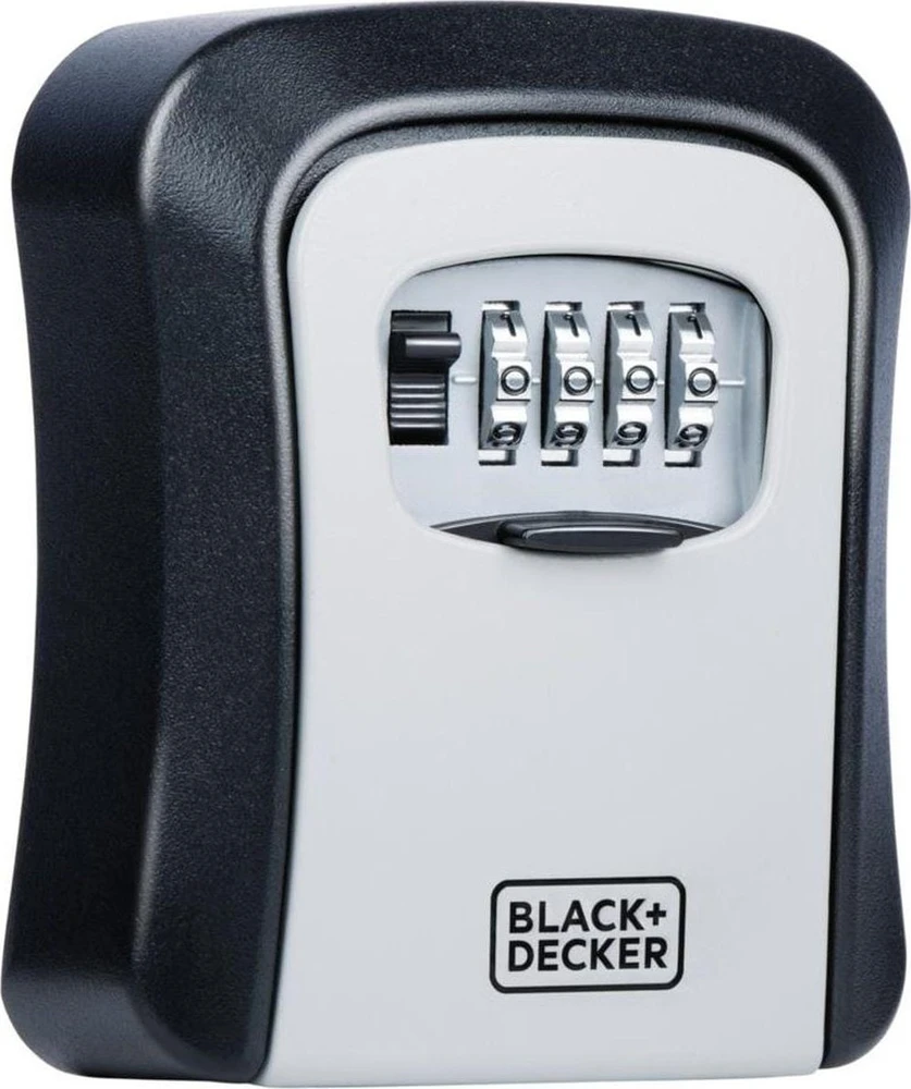 BLACK &amp; DECKER Juodas &amp; DECKER RAKINAMA RAKINĖ DĖŽUTĖ SU 4 SKAITMENŲ KODU Juodas + DECKER 239941