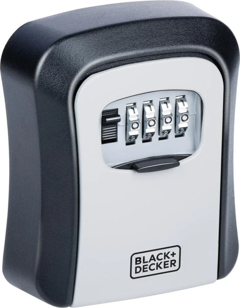 BLACK &amp; DECKER Juodas &amp; DECKER RAKINAMA RAKINĖ DĖŽUTĖ SU 4 SKAITMENŲ KODU Juodas + DECKER 239941