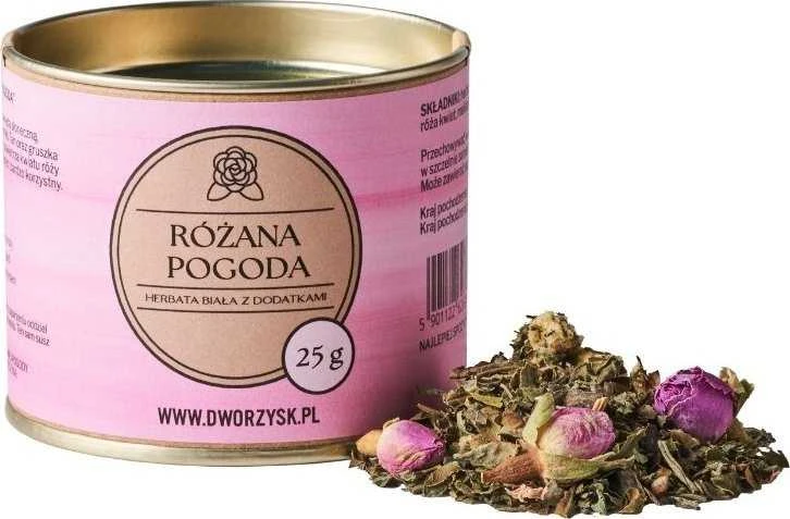 Dworzysk rožių arbata 25g su džiovintais pumpurais