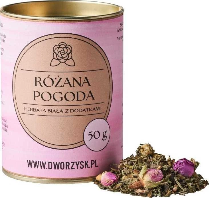 Różana Pogoda biri arbata 50g rožinėje pakuotėje