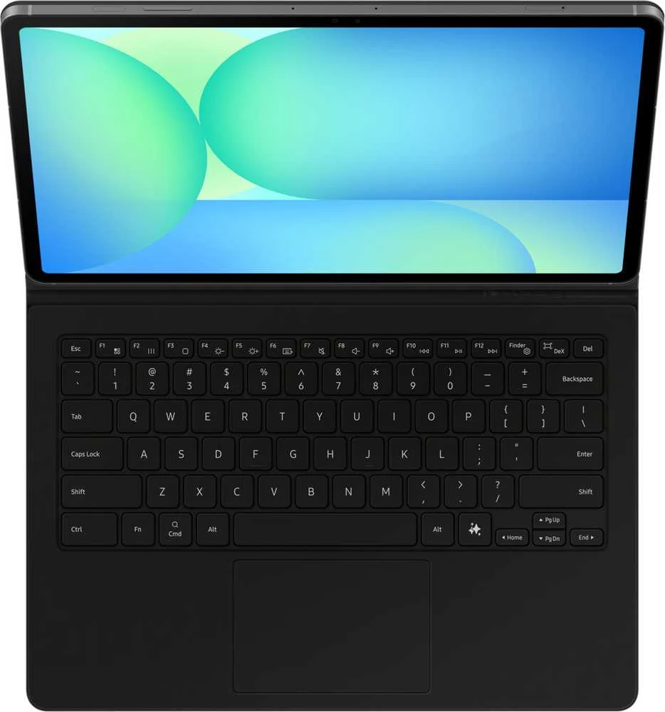DX625UB Knygos viršelio Klaviatūra -AI Key Samsung Galaxy Tab S10 FE+, Juodas