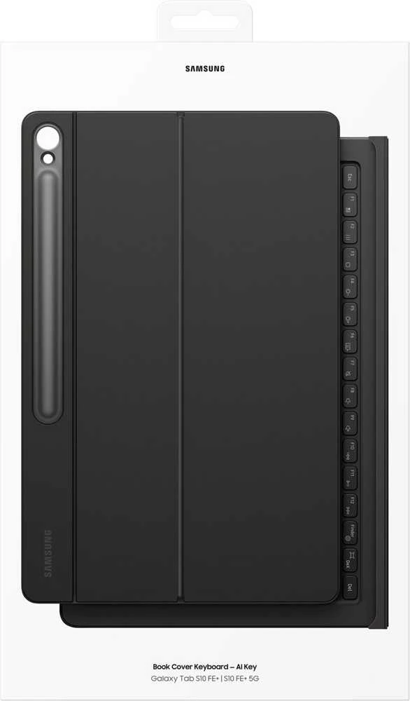 DX625UB Knygos viršelio Klaviatūra -AI Key Samsung Galaxy Tab S10 FE+, Juodas