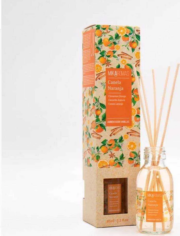 La Casa de los Aromas Mikaromas Cinamonu ir apelsinu kvepiančios lazdelės 95ml