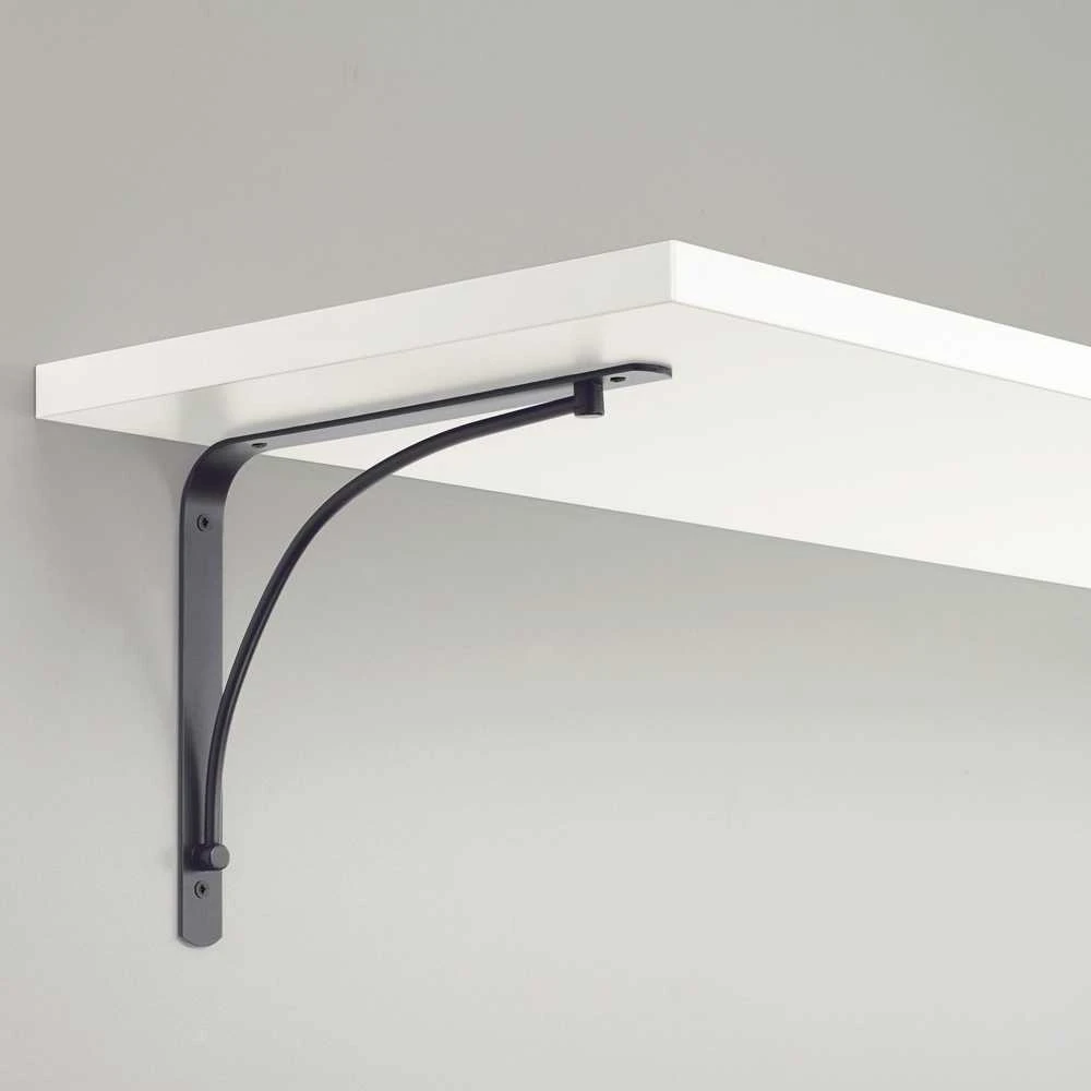 Lentynos laikiklis Dolle Arch, 230×180 mm, pilka