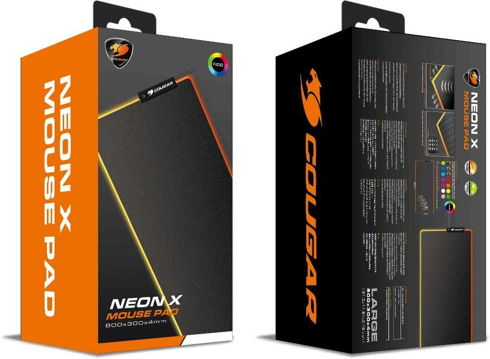 Cougar Kilimėlis Dymo Gaming NEON X ARGB 800x300 (CGR-NEON-X)