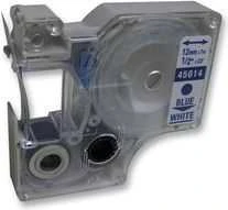 Juostelė DYMO D1 12mm x 7m, vinilinė, mėlyna ant balto / S0720540 45014