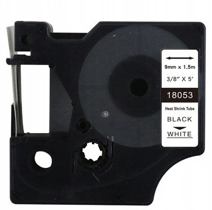 Organizer Termo įdėklas DYMO D1 18053 9 mm x 1,5 m juodas ant balto pakaitalas S0718280