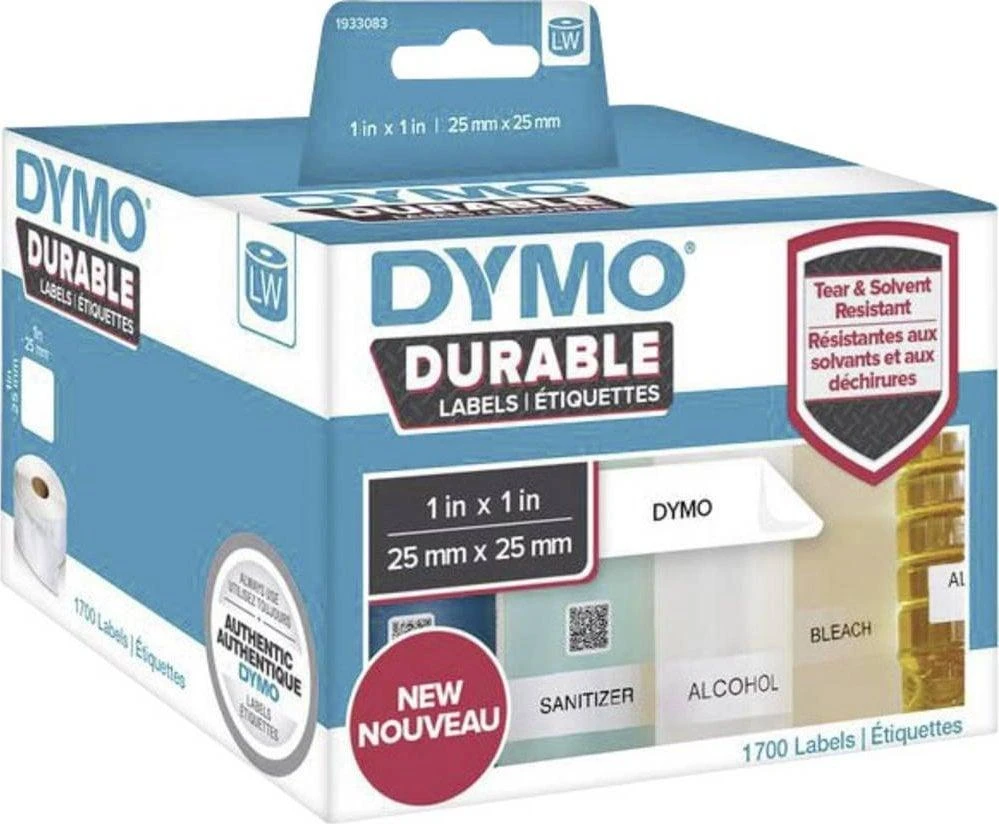 DYMO Durable Balta Lipni spausdintuvo etiketė