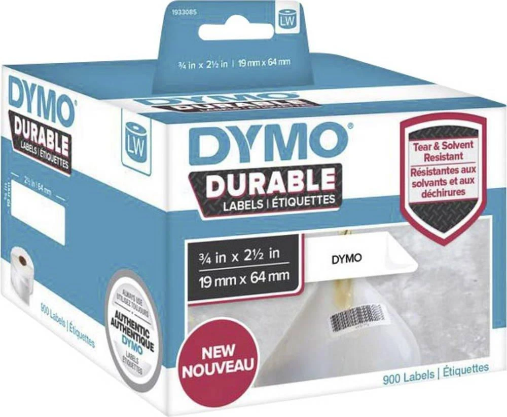 Dymo Dymo LW patvarus 19 mm x 64 mm 2x 450 vnt.