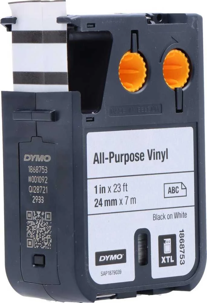 DYMO 1868753 etikečių juostelė Juoda ant baltos