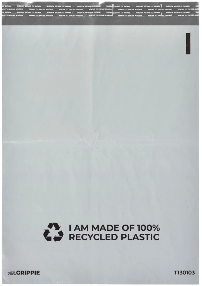 Dymo Grippie Postpose 100% su recyklingu 340x420mm Pojedynczy dirželis klejący 100 vnt Baltas (T130103)