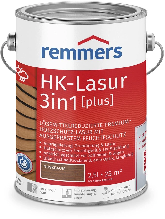 Dymo IMPREG HK-LASUR 3IN1 Walnut RC660 2,5 l