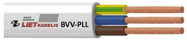 Lietkabelis Kabelis BVV-P, 3 x 1,5 mm²