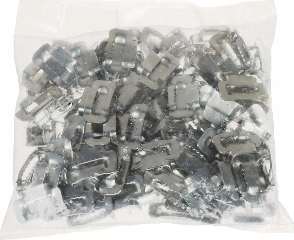 Dymo TST PLIENINIS DIRŽELIO spaustukas TS-SP-Y*P100 100 vnt.