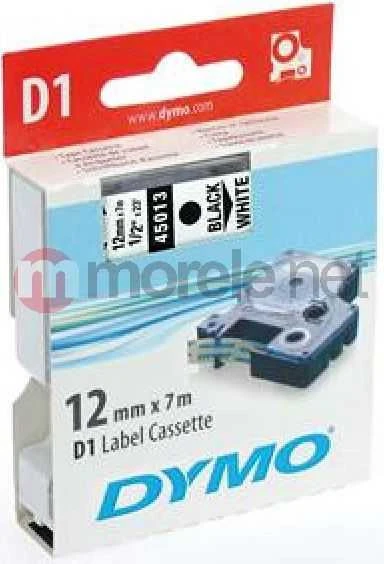 Juostelė DYMO D1 12mm x 7m, vinilinė, juoda ant balto / S0720530 45013