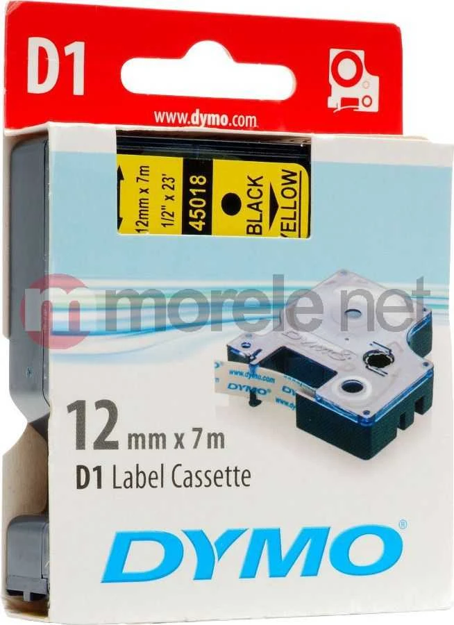 Dymo taśma S0720580 (juodas on yellow) typ D1