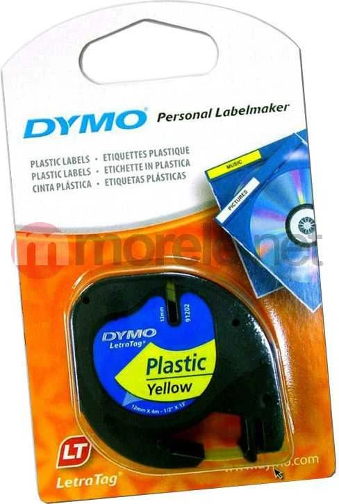 Etikečių spausdintuvo juostelė DYMO 12mm, 4m, geltona / S0721620