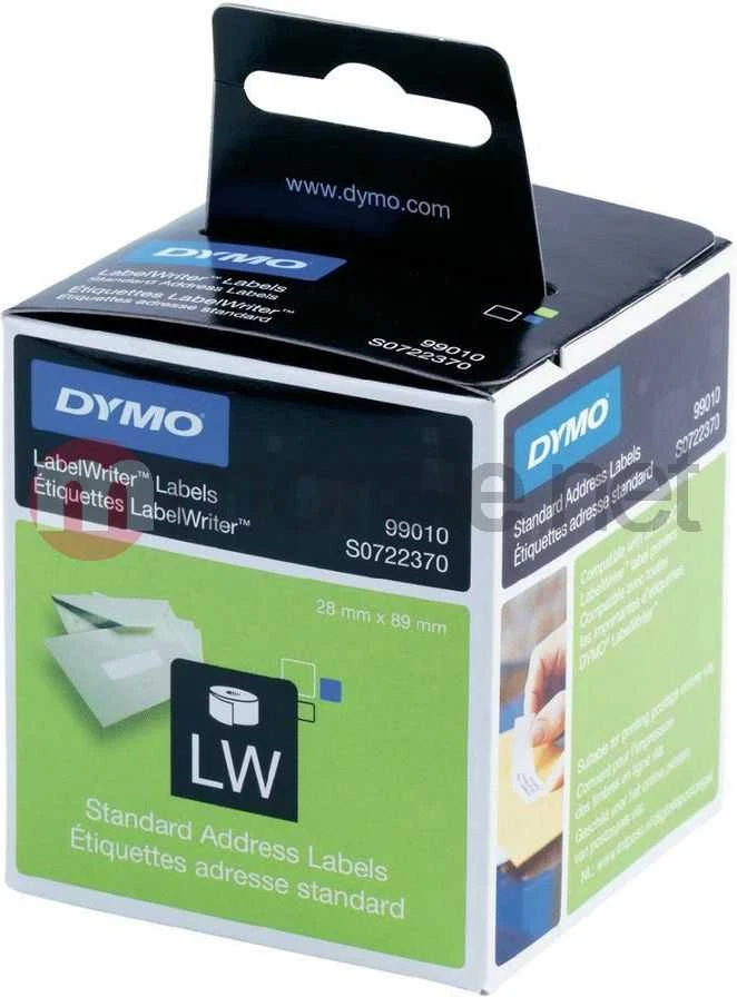 Dymo taśma S0722370 (juodas ant balto)