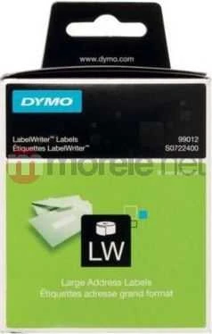 Dymo taśma S0722400 (juodas on baltas)