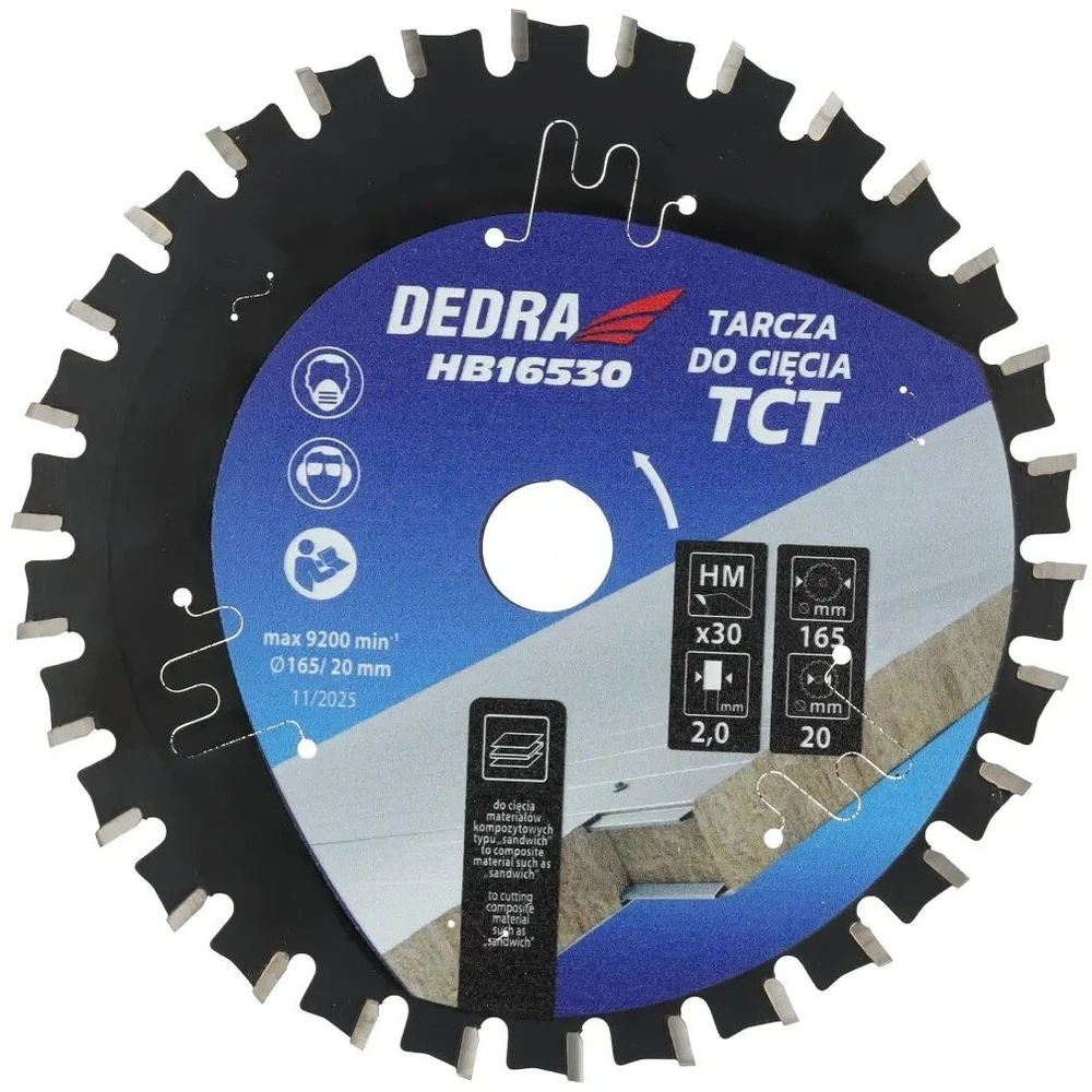 Tarcza TCT daugiafunkcis diskas sumuštiniams 210x2.0x2.6mm