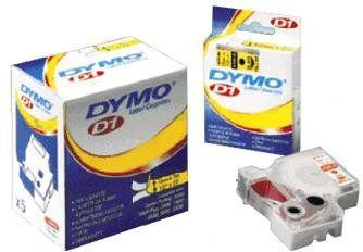 Juostelė DYMO D1 12mm x 7m, Juodai ant Mėlyno
