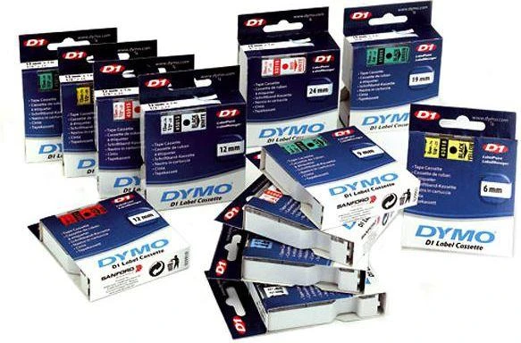 Dymo juosta S0720710 (juoda ant mėlynos) D1 tipo