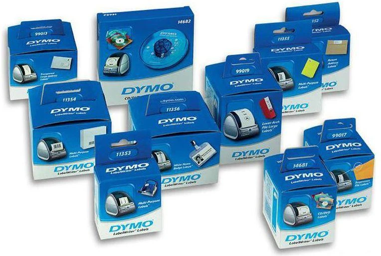 Dymo taśma S0722370 (juodas ant balto)