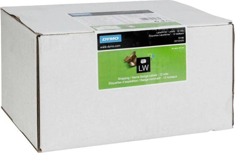LabelWriter“ Pristatymo / pavadinimo žymos, 101x54 mm, 12 pakuočių (2640 vnt.) DYMO / S0722420