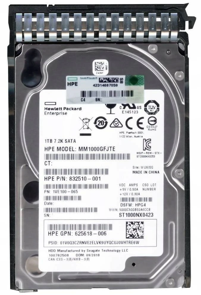 Dysk HP 1TB SATA hard drive