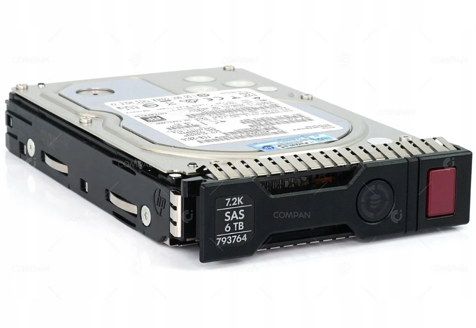 HP Kietasis diskas 6 TB karšto prijungimo SAS 7.200 RPM 12 GB 3,5 colio LFF