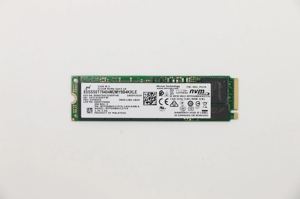 "Diskas Lenovo Micron 2200 512GB M.2 PCIe"