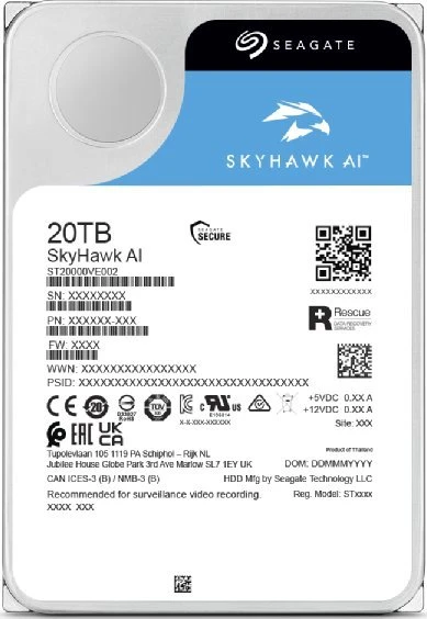 Disk HDD Seagate SkyHawk AI ST20000VE003 20TB
