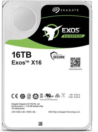 Dysk Seagate Seagate Exos X16 dysk twardy 16 TB 7200 RPM 256 MB 3.5'' Serial ATA III