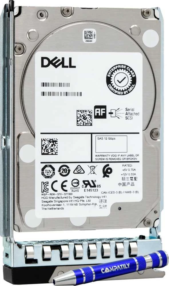 „Dell“ 2,4 TB 2,5 colio SAS-3 (12 Gb/s) serverio diskas (401-ABHQ)