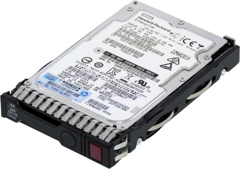 Hewlett Packard (HP) HP 300 GB 2,5 colio SAS-3 (12 Gb/s) serverio diskas (759546-001)