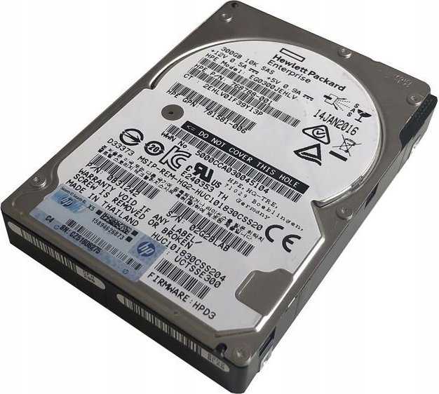 Hewlett Packard (HP) HP 300 GB 2,5 colio SAS-3 (12 Gb/s) serverio diskas (768788-001)