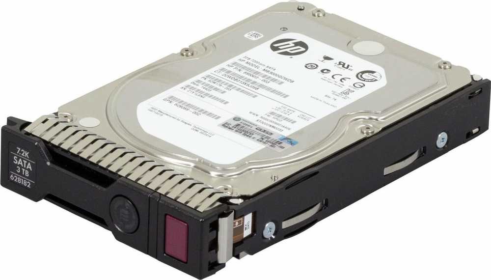 Hewlett Packard (HP) HP 3 TB 3,5 colio SATA III (6 Gb/s) serverio diskas (628182-001)