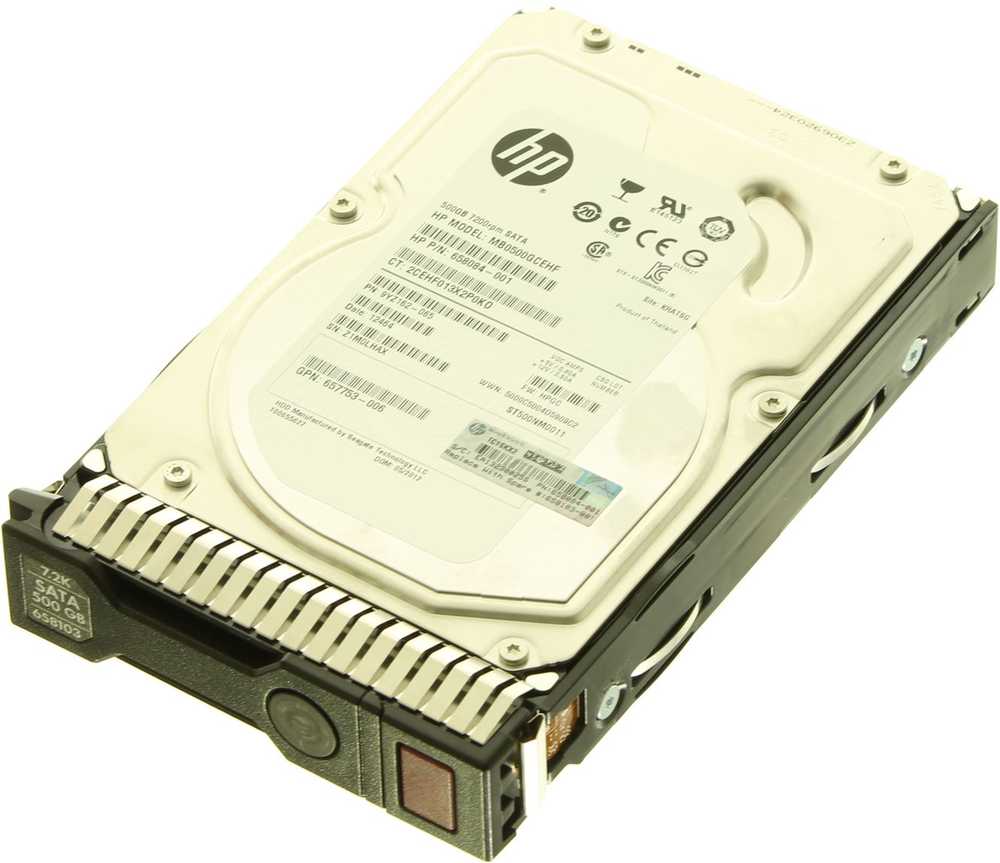 Hewlett Packard (HP) Dysk serwerowy HP 500GB 3.5'' SATA II (3 Gb/s) (658103-001)