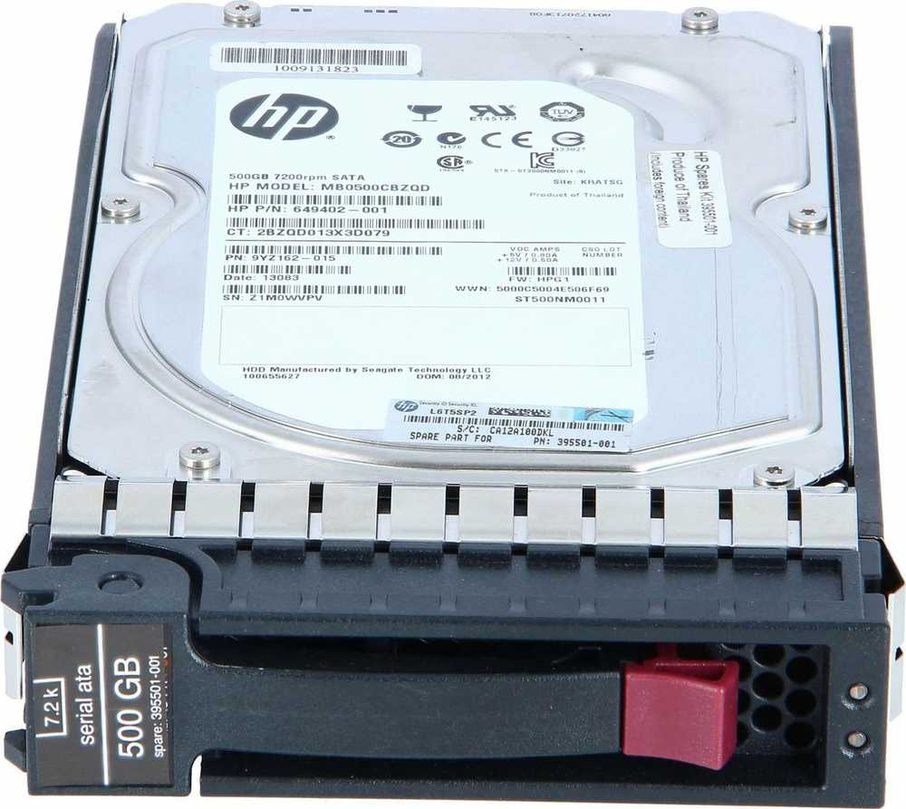HPE - Kietasis diskas - 500 GB - karšto keitimo - 3.5" - SATA 1.5Gb/s - 7200 rpm