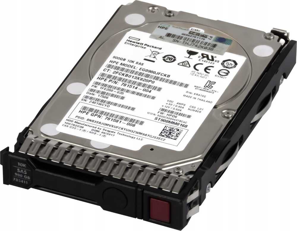 Dysk serwerowy HP 900GB 2.5'' SAS-3 (12Gb/s) (873371-001)